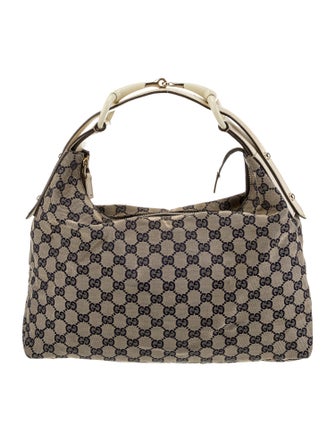 Gucci GG Canvas Horsebit Chain