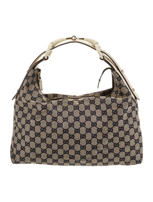 Gucci GG Canvas Horsebit Chain