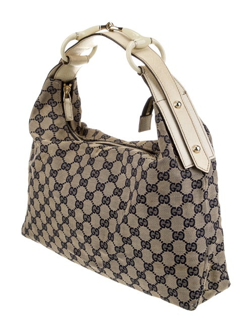 Gucci GG Canvas Horsebit Chain