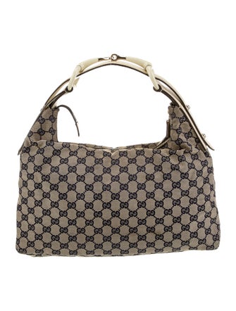 Gucci GG Canvas Horsebit Chain