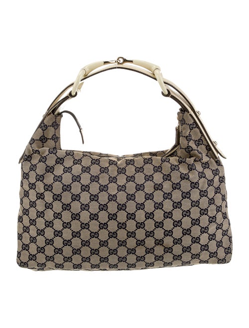 Gucci GG Canvas Horsebit Chain