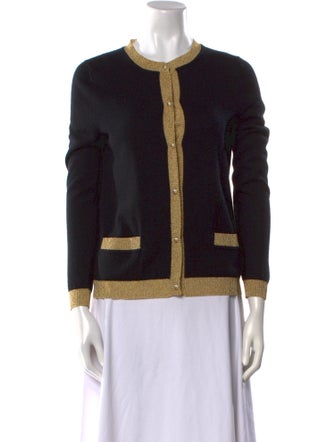 Gucci Colorblock Pattern Crew Neck Sweater