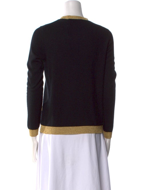 Gucci Colorblock Pattern Crew Neck Sweater