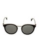 Gucci Double G Logo Round Sunglasses