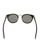 Gucci Double G Logo Round Sunglasses