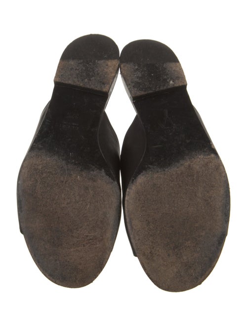 Gucci Horsebit Accent Leather Slides