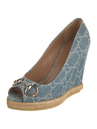 Gucci GG Denim Denim Pumps