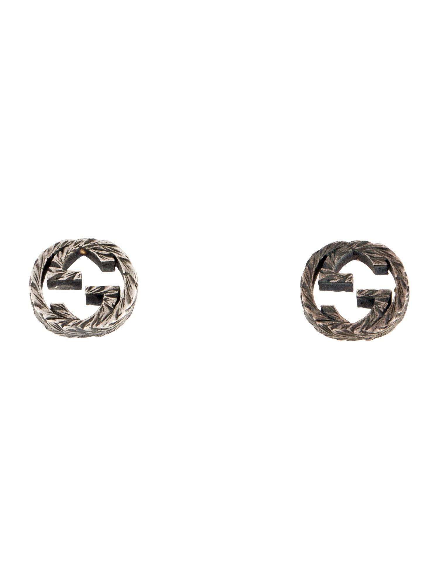 Gucci Interlocking G Stud Earrings