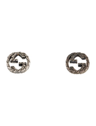 Gucci Interlocking G Stud Earrings