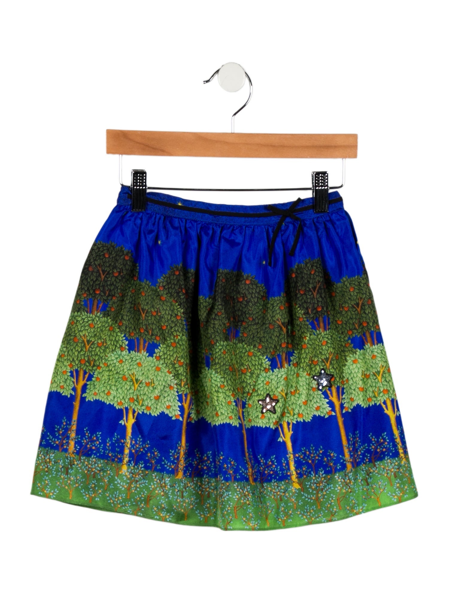 Gucci Girls' Silk Printed Skirt w/ Tags