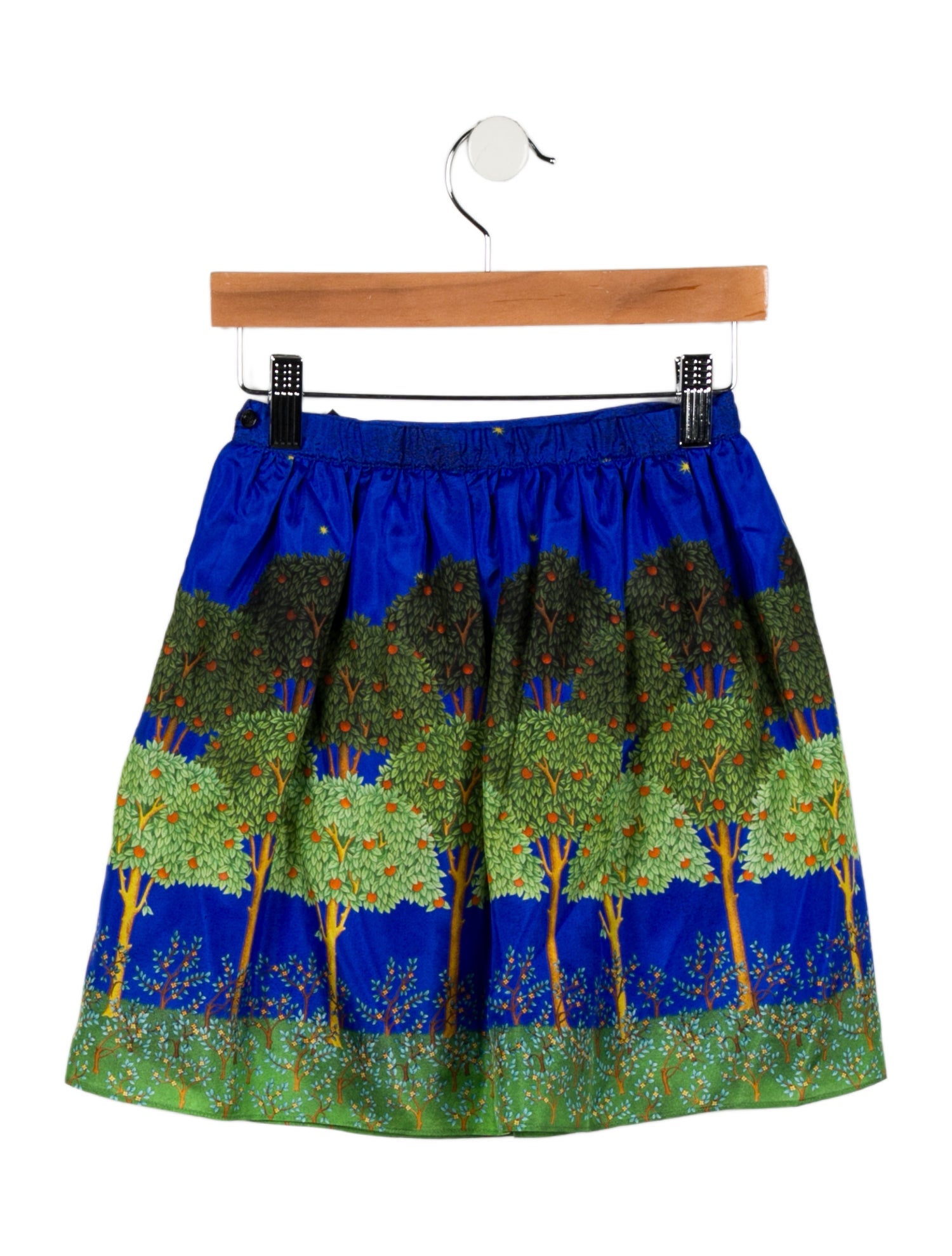 Gucci Girls' Silk Printed Skirt w/ Tags