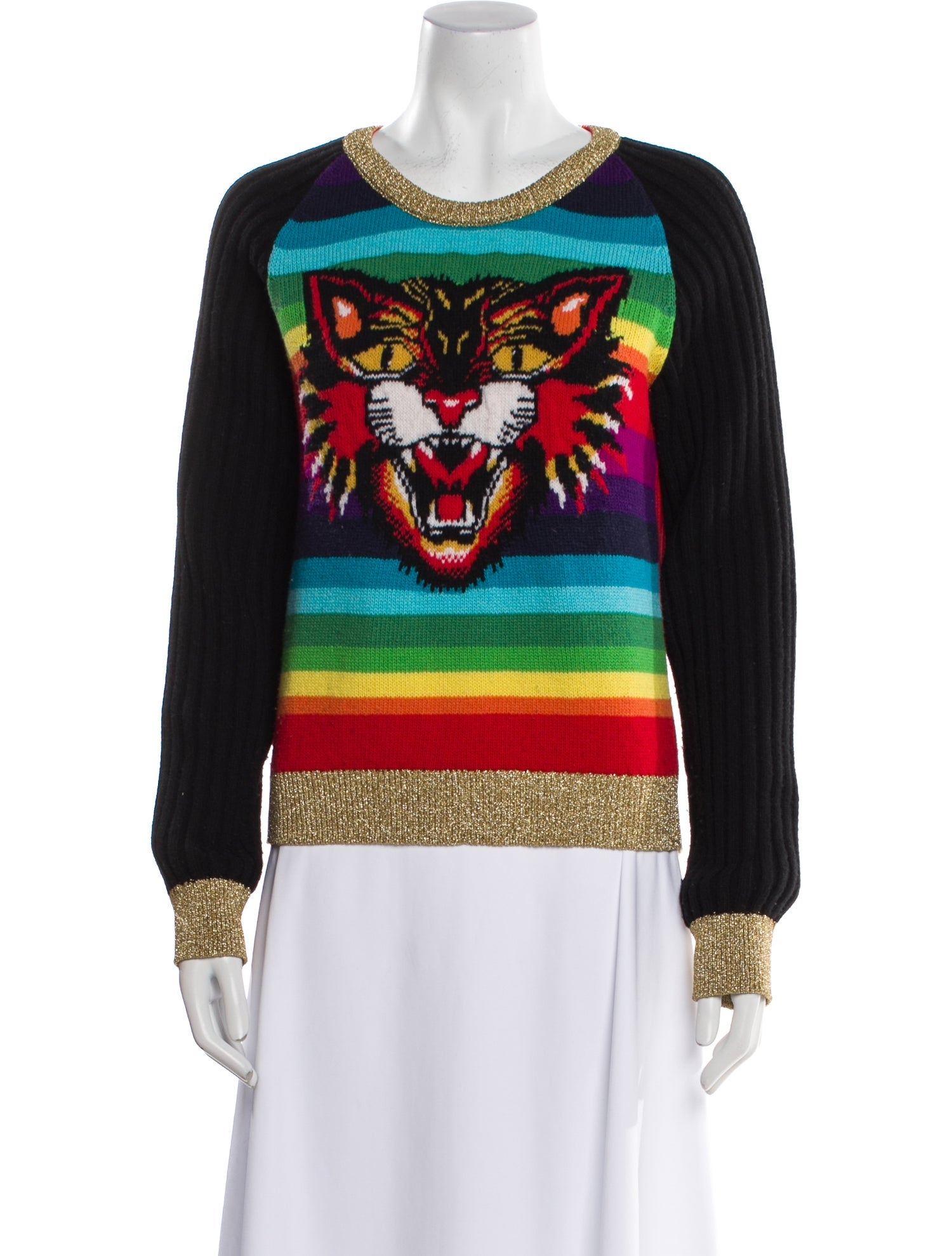 Gucci Angry Cat Wool Sweater
