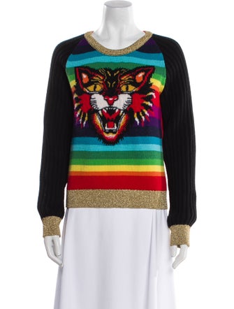 Gucci Angry Cat Wool Sweater