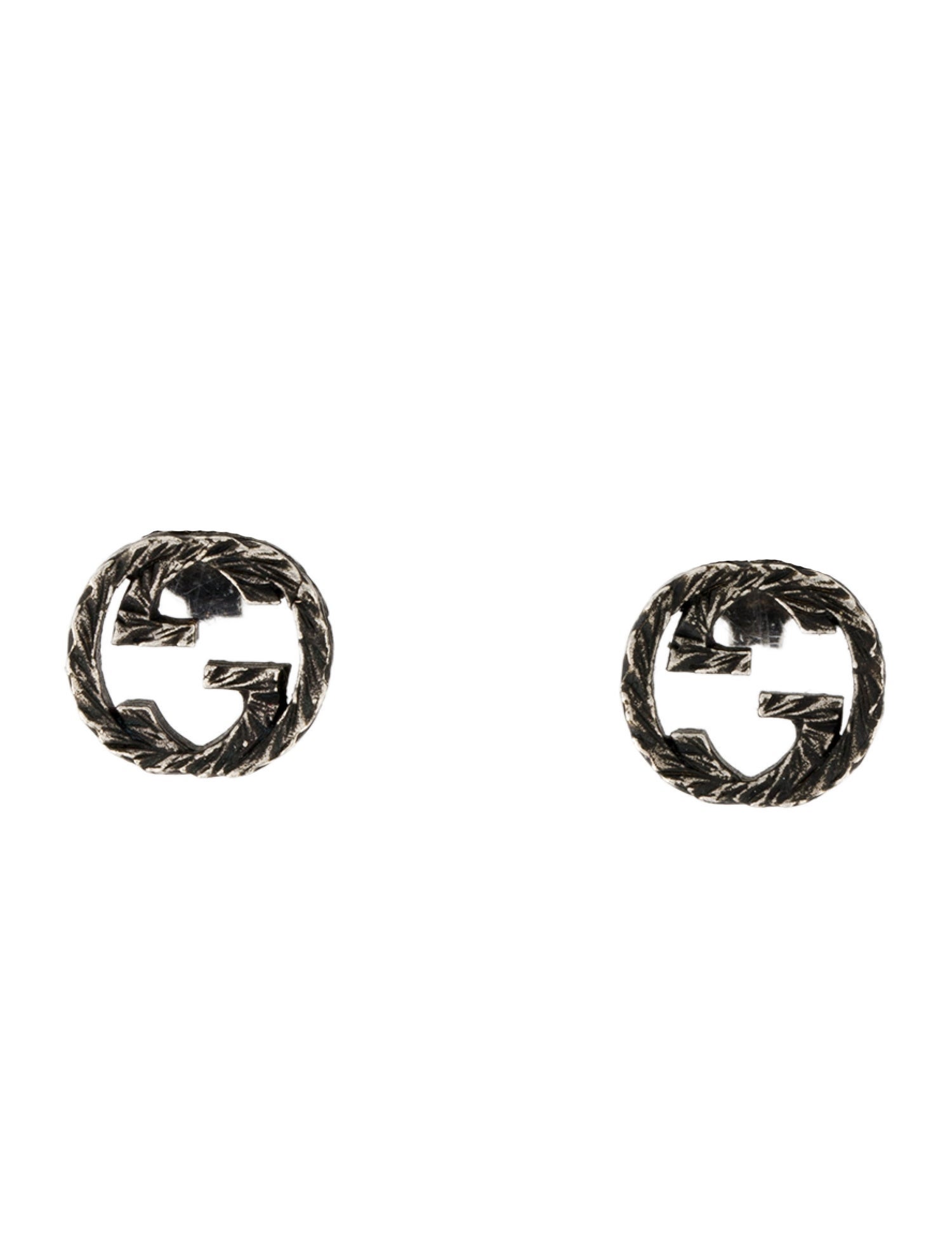 Gucci Interlocking G Stud Earrings