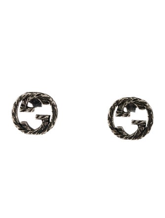 Gucci Interlocking G Stud Earrings