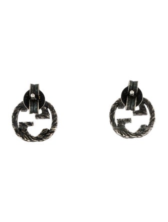 Gucci Interlocking G Stud Earrings