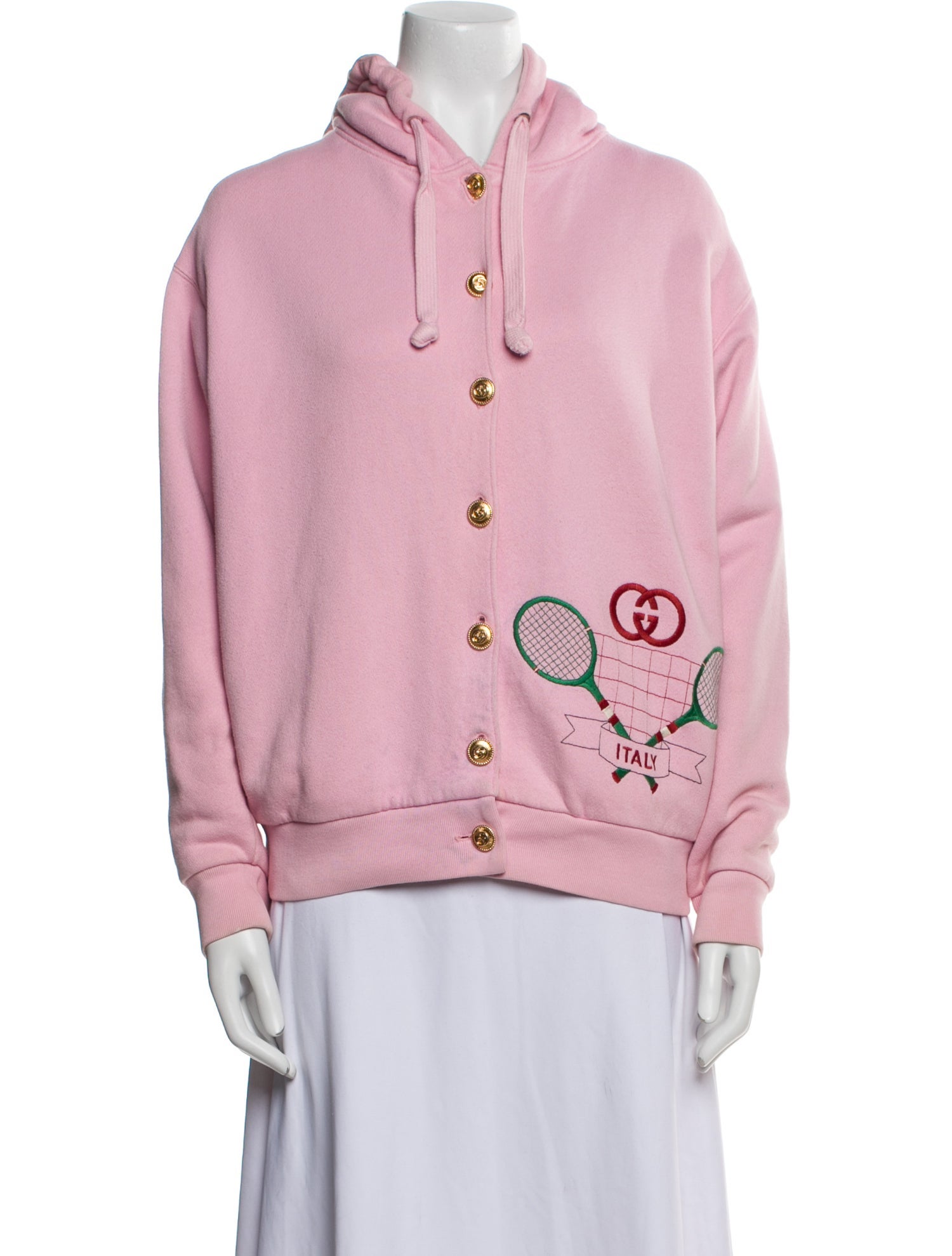 Gucci Mock Neck Long Sleeve Sweatshirt