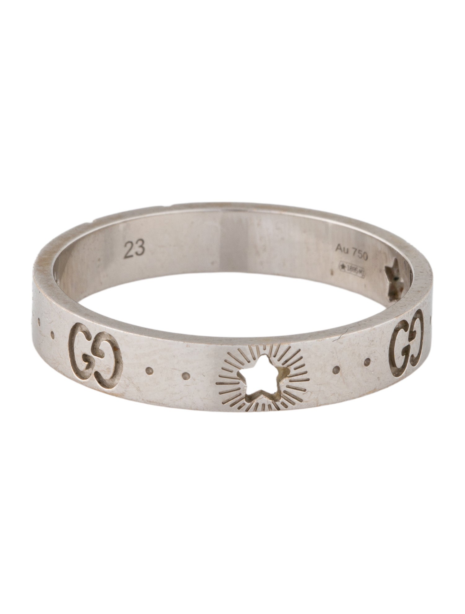 Gucci 18K Icon Star Band