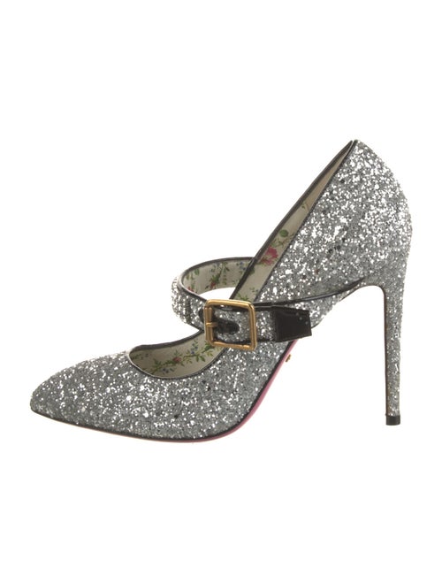 Gucci Glitter Glitter Accents Pumps