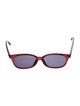 Gucci Interlocking G Logo Round Sunglasses