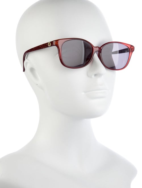 Gucci Interlocking G Logo Round Sunglasses