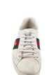 Gucci Web Accent Leather Sneakers
