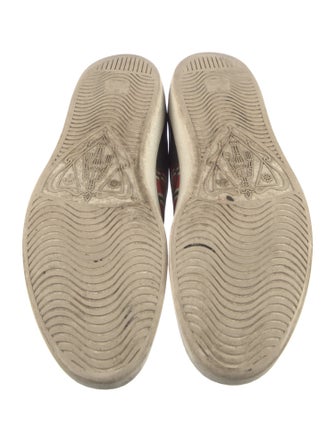 Gucci Leather Graphic Print Sneakers