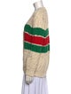 Gucci Striped V-Neck Sweater