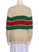 Gucci Striped V-Neck Sweater