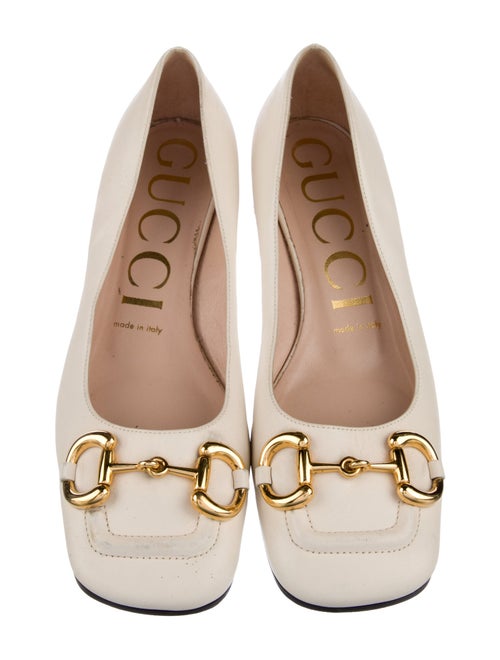 Gucci Horsebit Accent Leather Flats