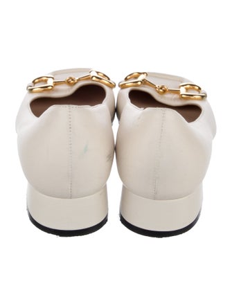 Gucci Horsebit Accent Leather Flats