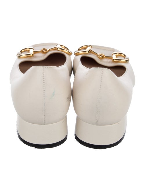 Gucci Horsebit Accent Leather Flats