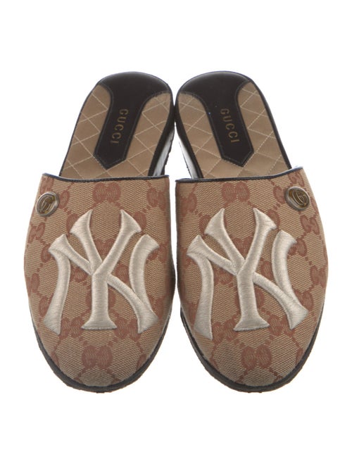 Gucci x MLB GG Canvas Canvas Mules