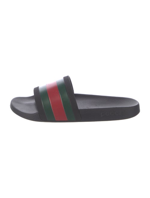 Gucci Web Accent Rubber Slides