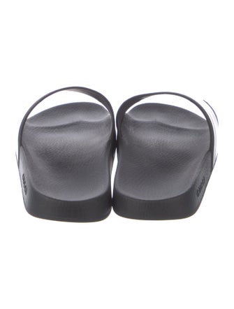 Gucci Web Accent Rubber Slides