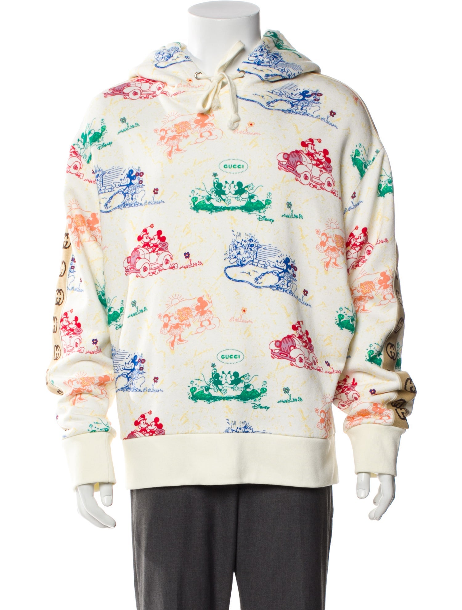 Gucci x Disney Interlocking G Logo Crew Neck Hoodie