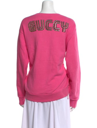 Gucci Graphic Print Crew Neck Sweatshirt