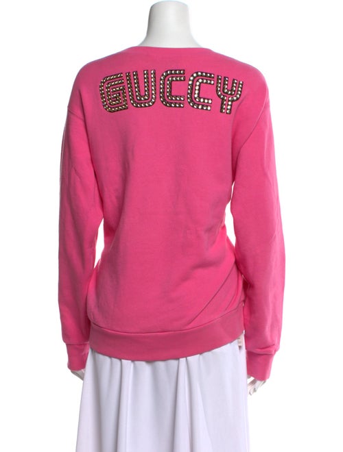 Gucci Graphic Print Crew Neck Sweatshirt