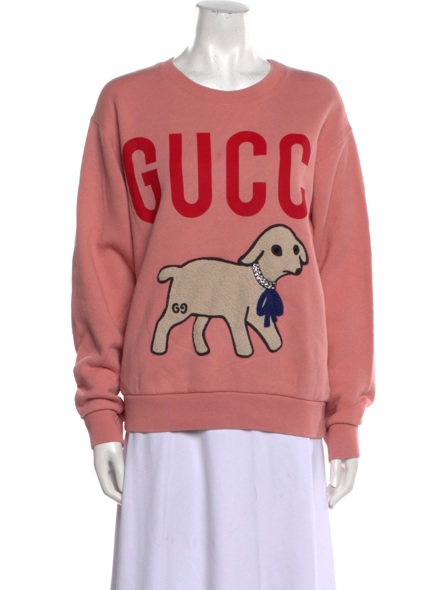 Gucci Graphic Print Crew Neck Sweatshirt