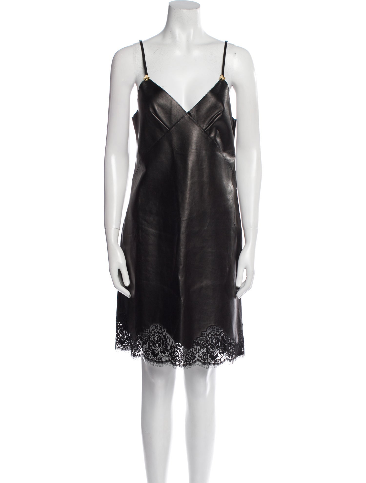 Gucci Leather Mini Dress