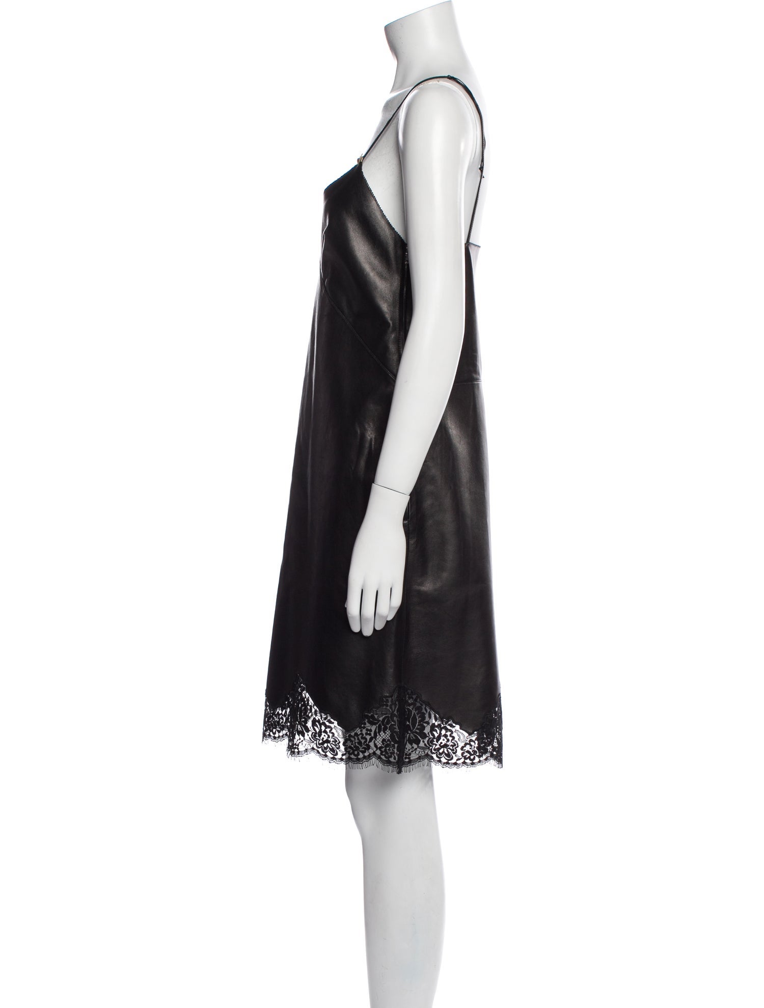 Gucci Leather Mini Dress