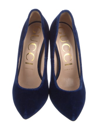 Gucci Velvet Pumps