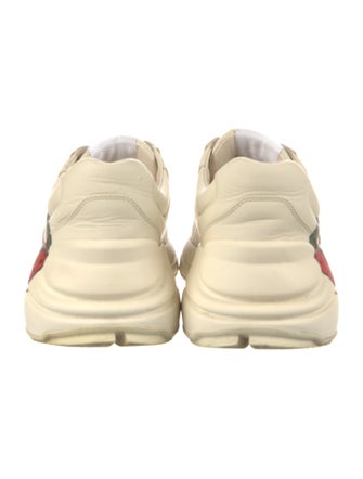 Gucci Leather Printed Sneakers