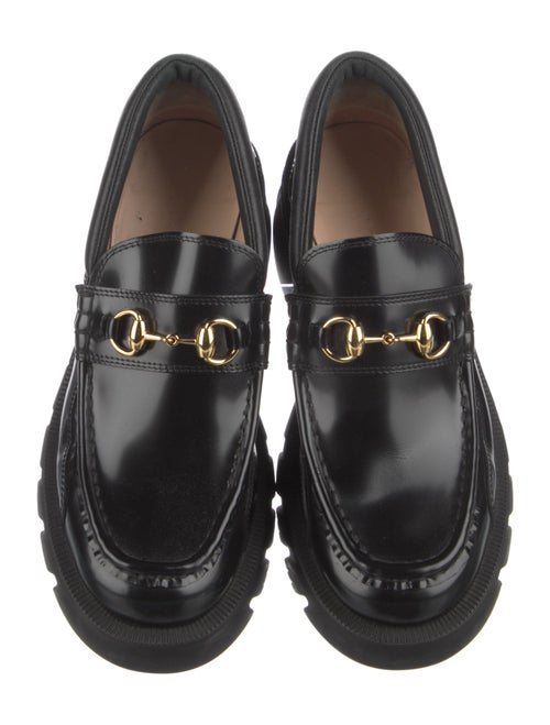 Gucci Horsebit Accent Leather Loafers