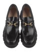 Gucci Horsebit Accent Leather Loafers