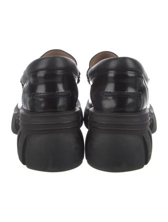 Gucci Horsebit Accent Leather Loafers