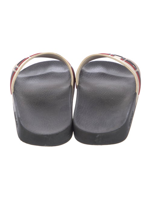 Gucci Sylvie Web Accent Rubber Slides