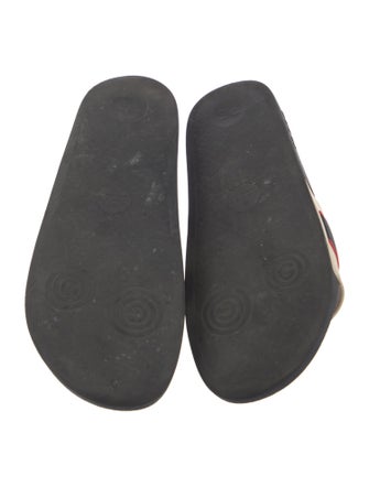 Gucci Sylvie Web Accent Rubber Slides