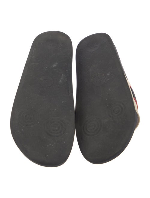 Gucci Sylvie Web Accent Rubber Slides