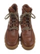 Gucci Interlocking G Logo Leather Combat Boots